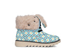 Blue Daisy Lattice