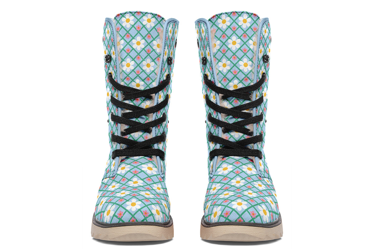 Blue Daisy Lattice