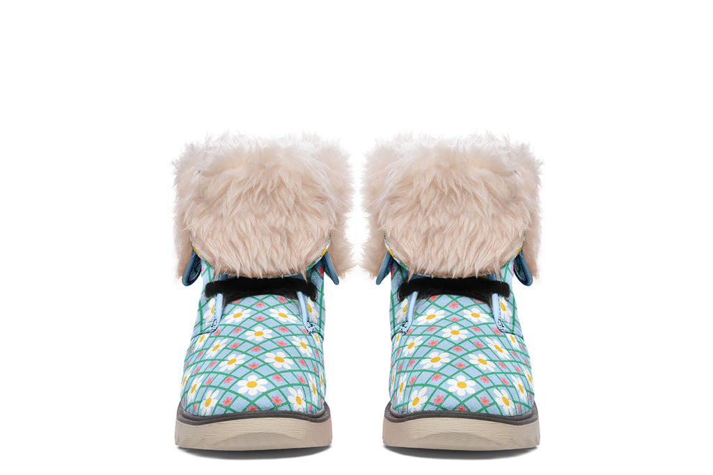 Blue Daisy Lattice