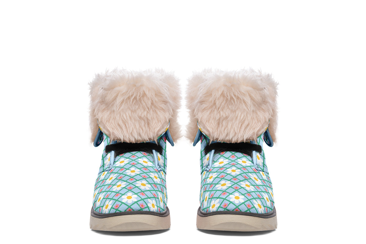 Blue Daisy Lattice
