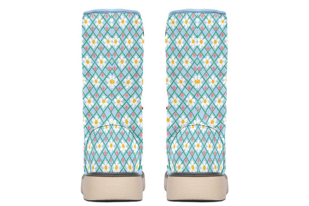 Blue Daisy Lattice