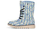 Blue Daisy Stripe