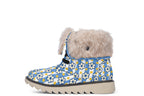 Blue Daisy Stripe