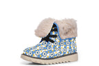 Blue Daisy Stripe