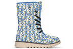 Blue Daisy Stripe