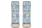 Blue Daisy Stripe