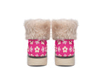 Cream Flowers On Hot Pink