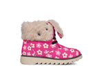 Cream Flowers On Hot Pink