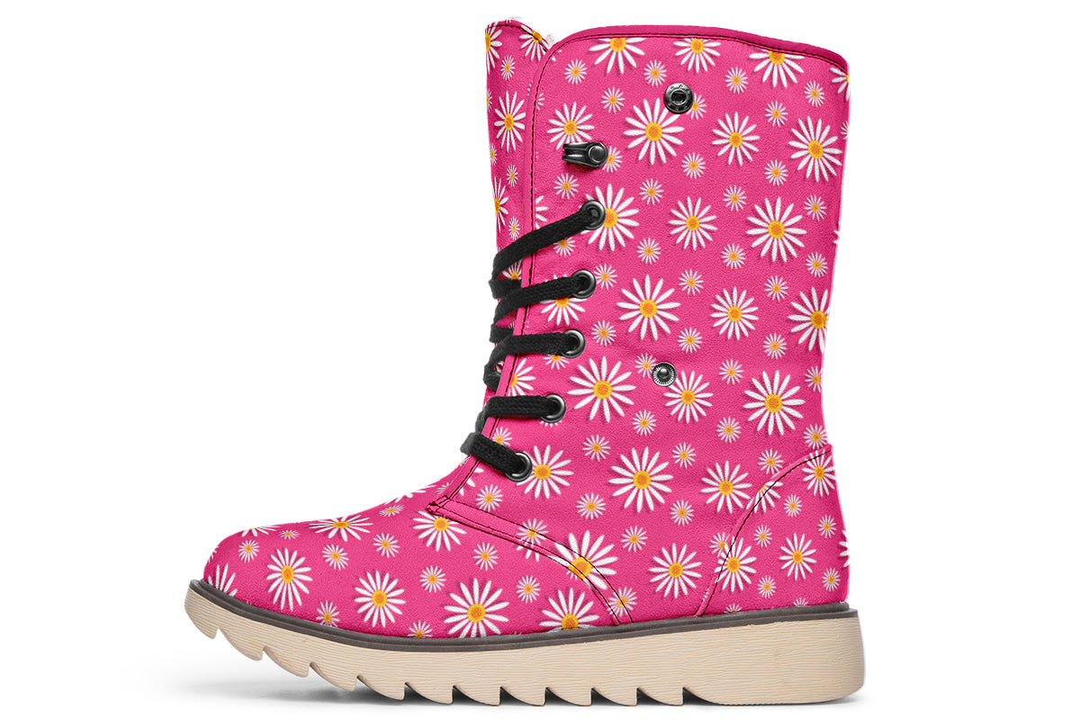 Daisies On Hot Pink