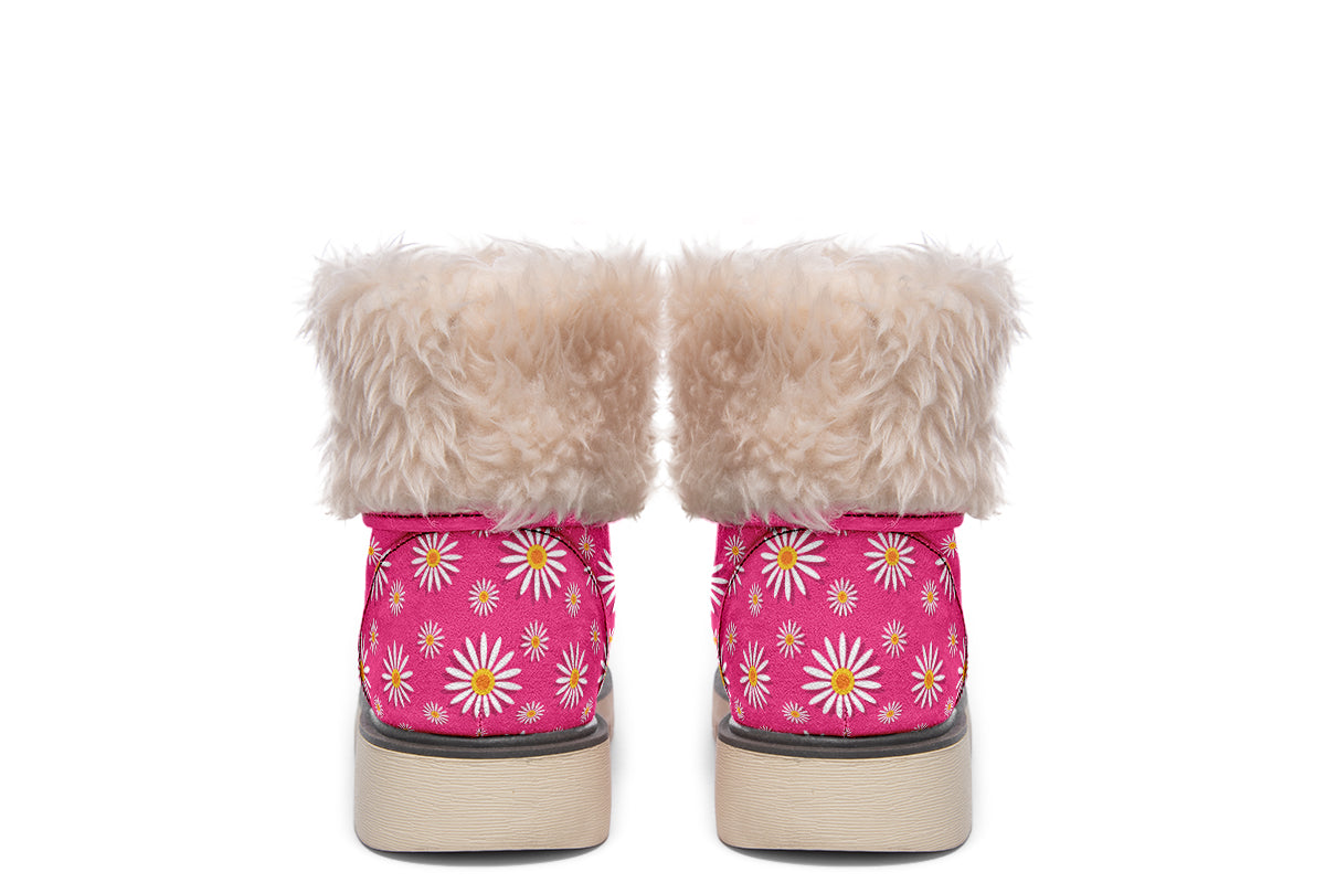 Daisies On Hot Pink