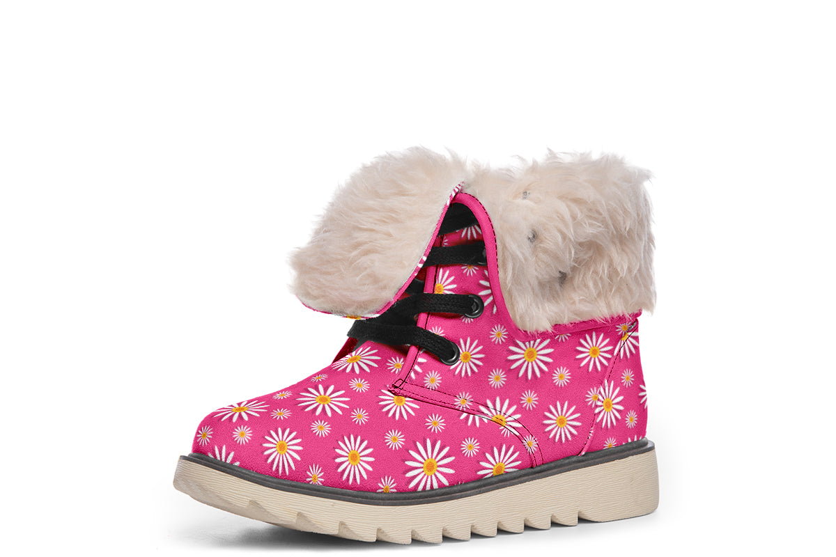 Daisies On Hot Pink