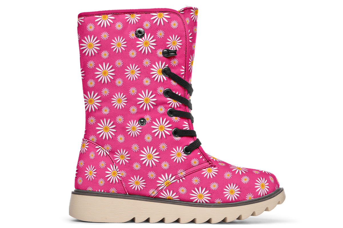 Daisies On Hot Pink
