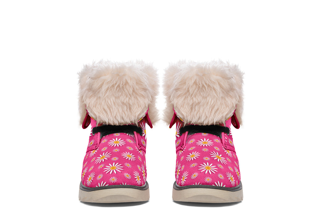 Daisies On Hot Pink