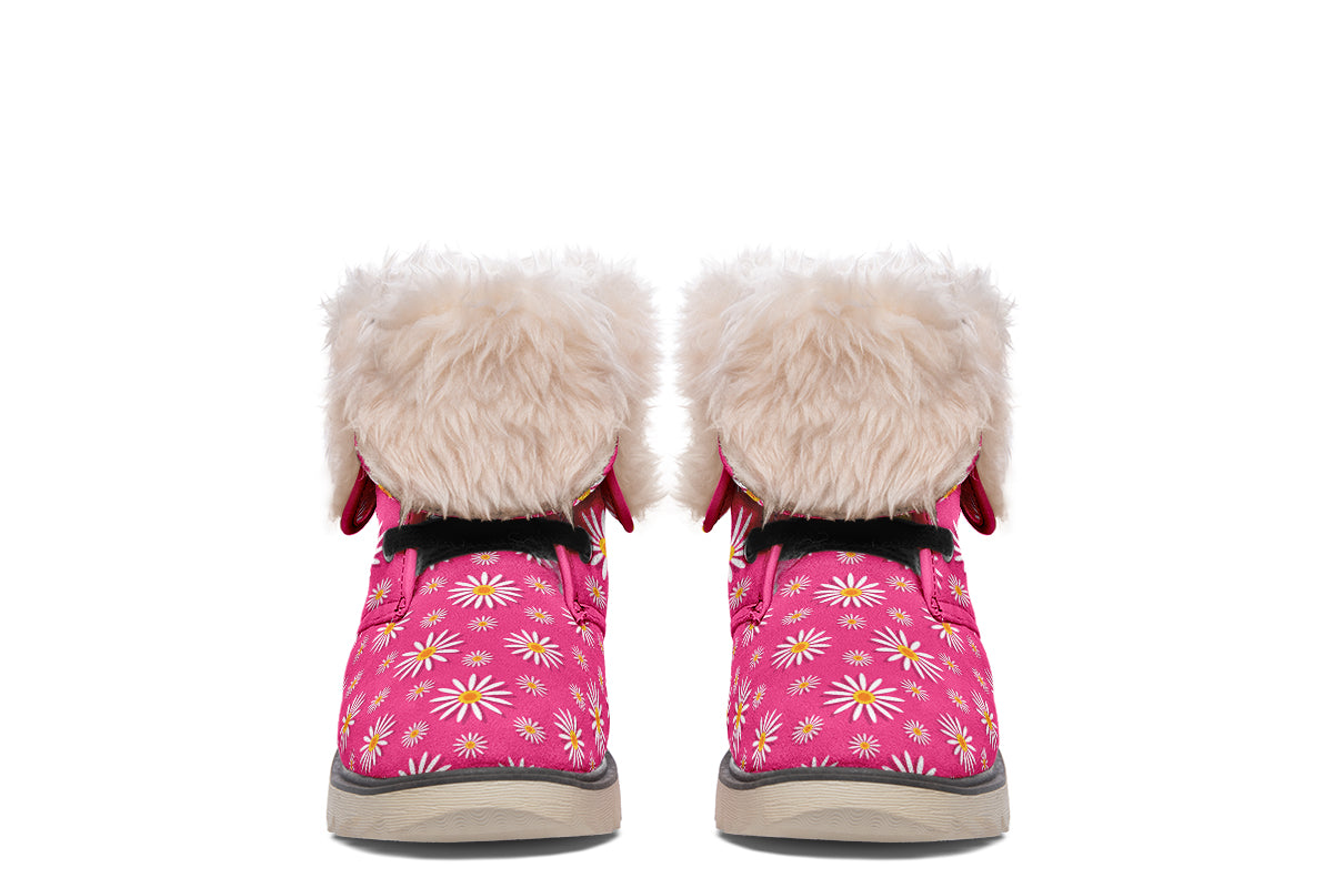 Daisies On Hot Pink