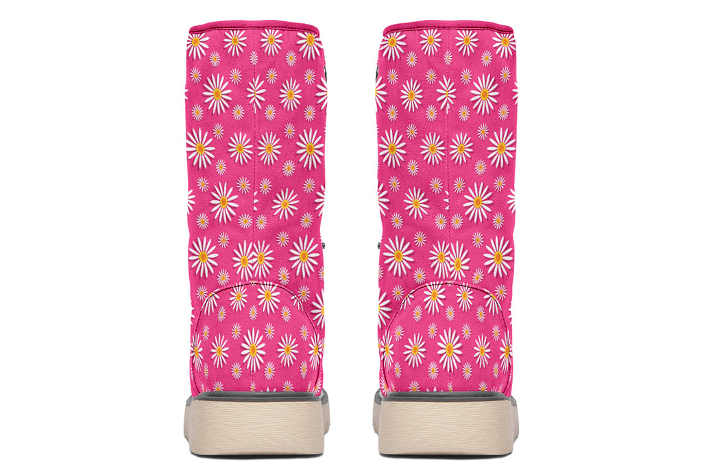 Daisies On Hot Pink