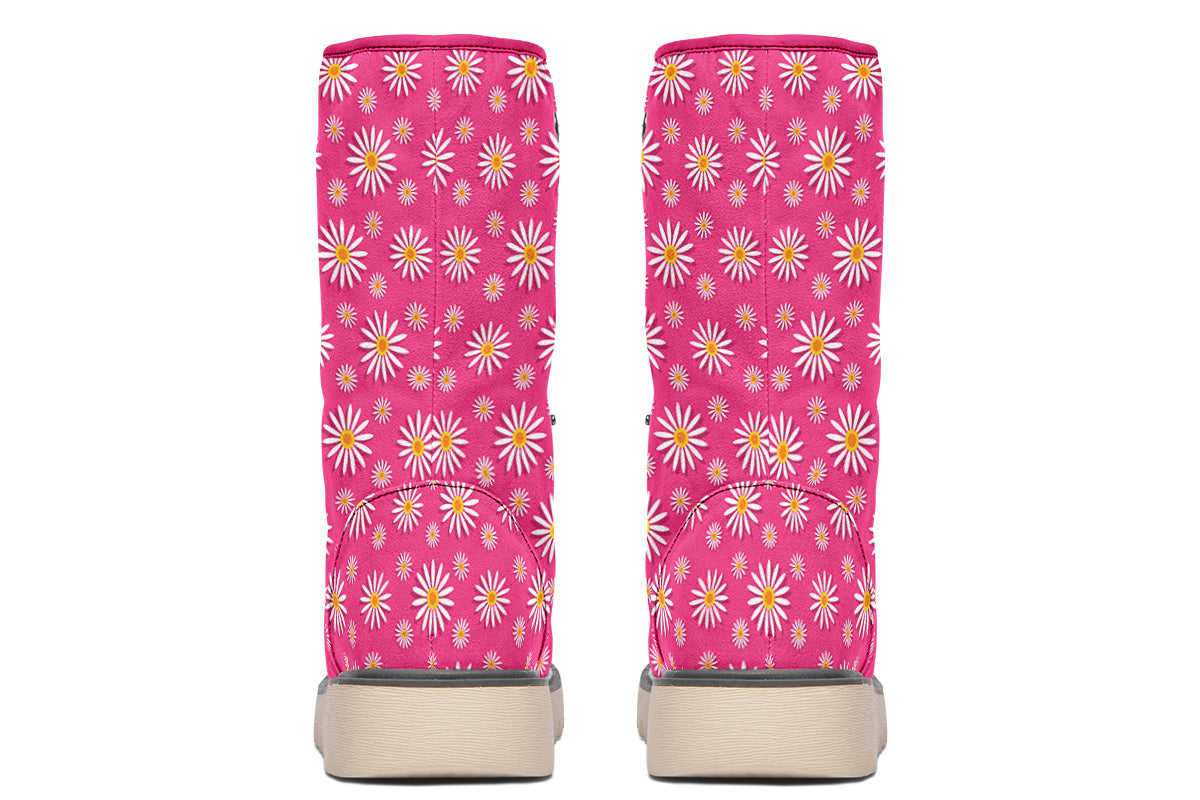 Daisies On Hot Pink