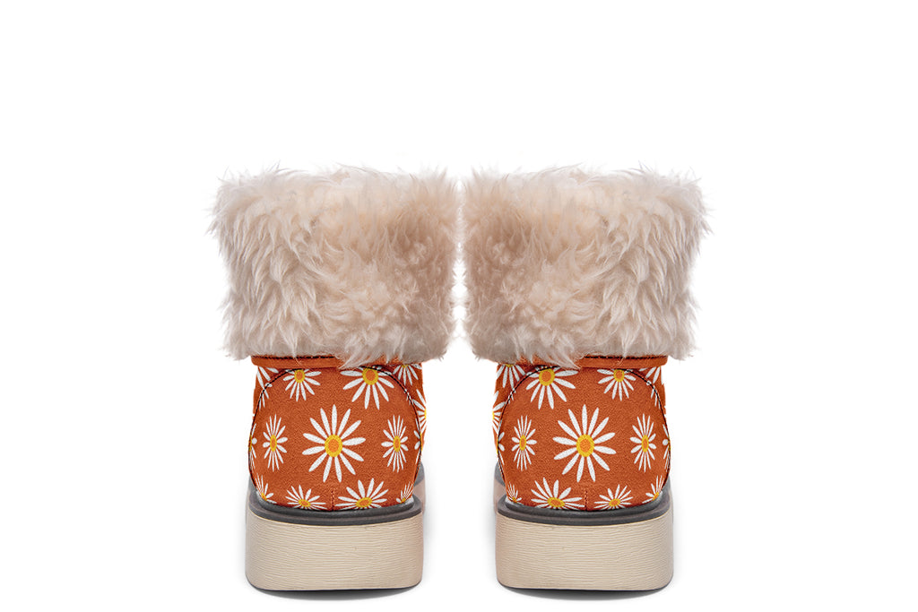 Daisies On Orange