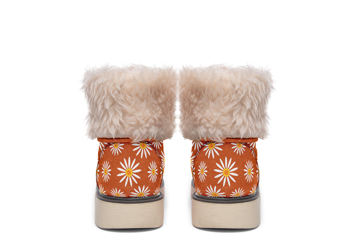 Daisies On Orange