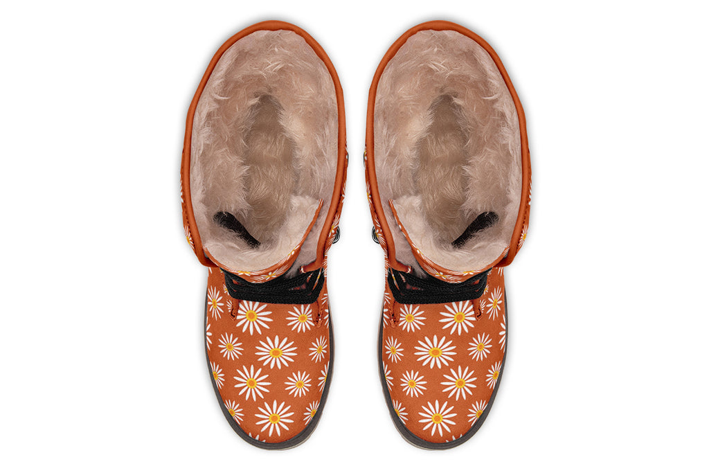 Daisies On Orange