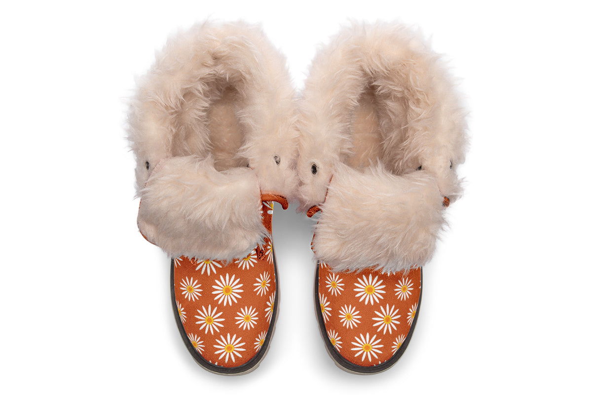 Daisies On Orange