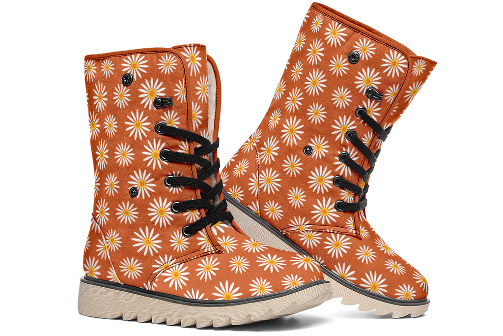 Daisies On Orange