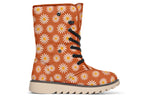Daisies On Orange