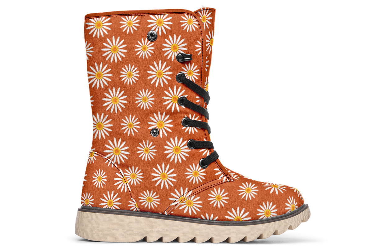 Daisies On Orange