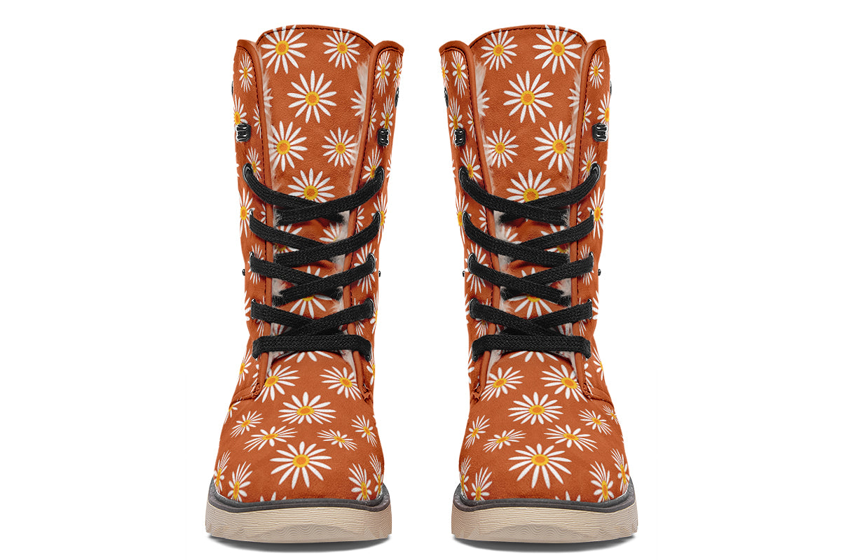 Daisies On Orange