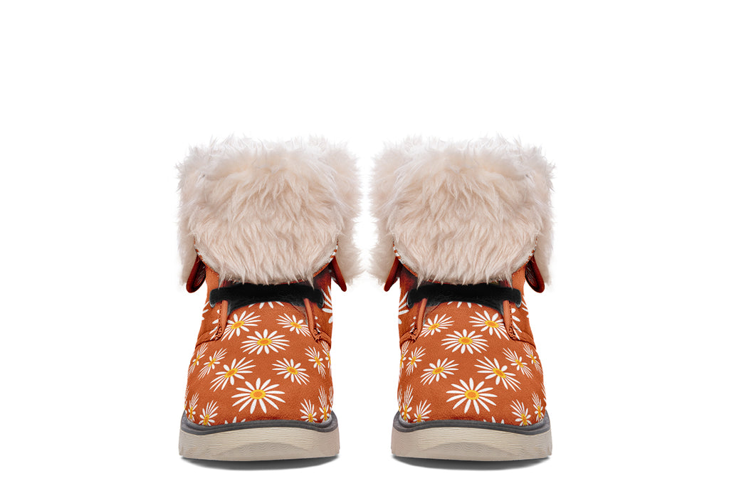 Daisies On Orange