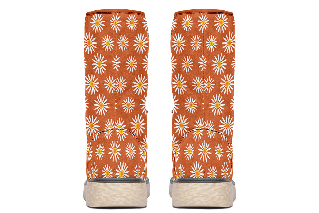Daisies On Orange