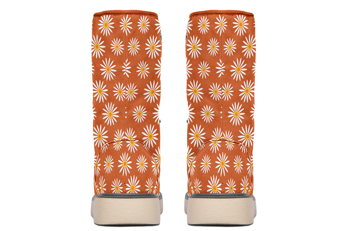 Daisies On Orange