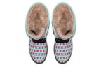 Hot Pink Bows on Mint