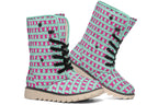 Hot Pink Bows on Mint