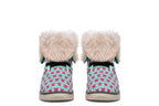 Hot Pink Bows on Mint