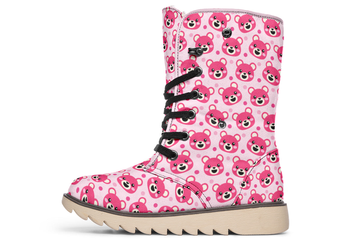 Pink Bear Faces