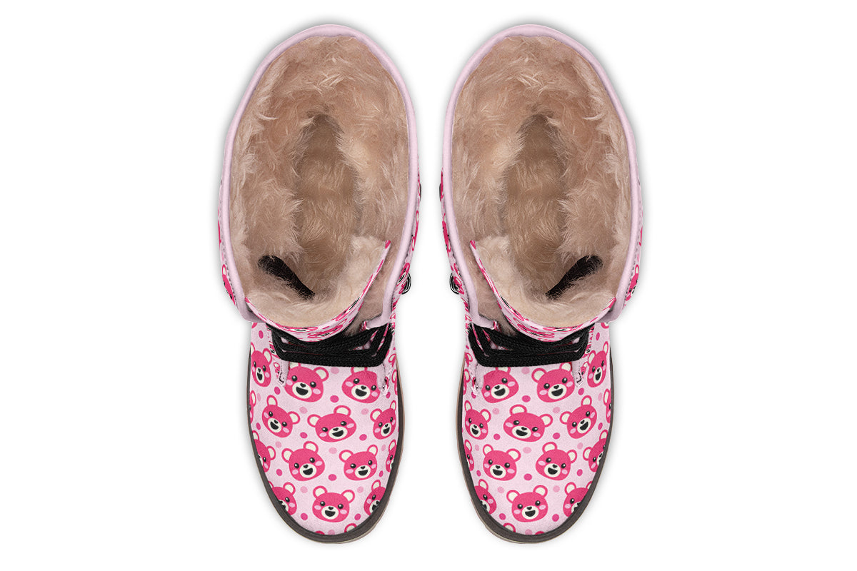 Pink Bear Faces