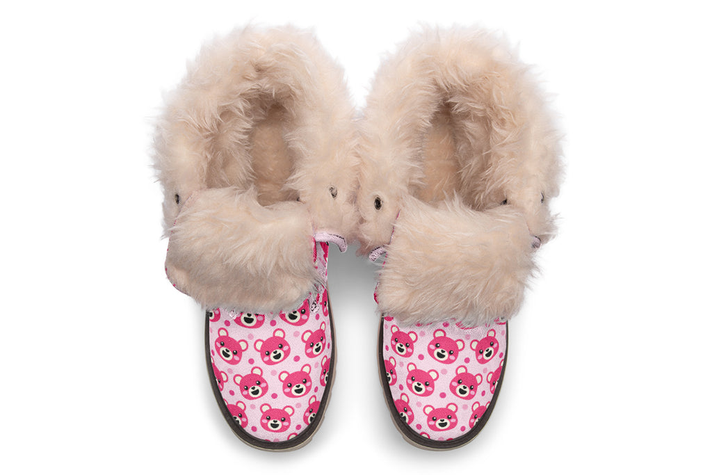 Pink Bear Faces