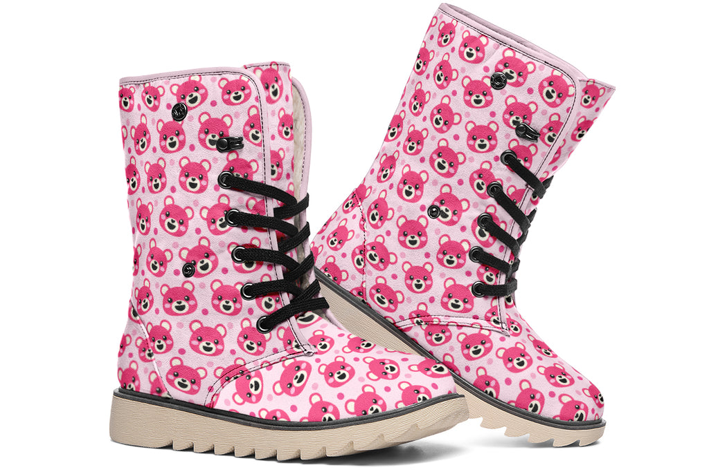 Pink Bear Faces