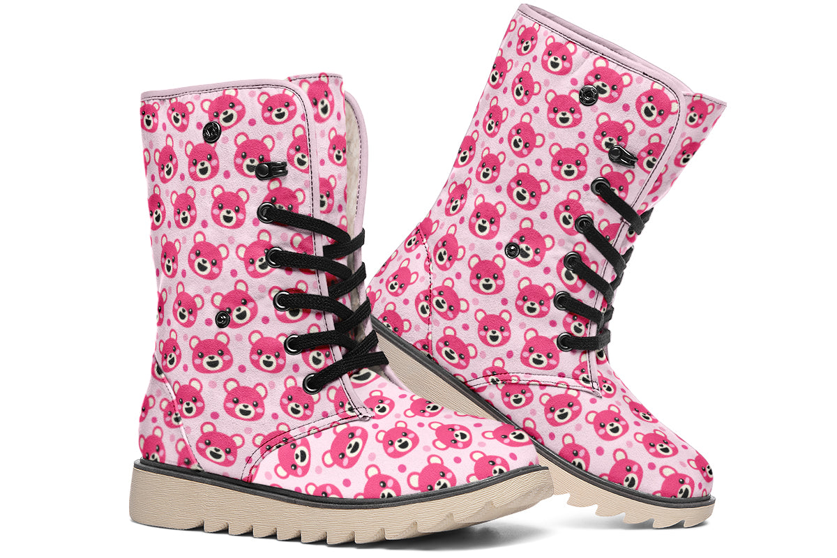 Pink Bear Faces