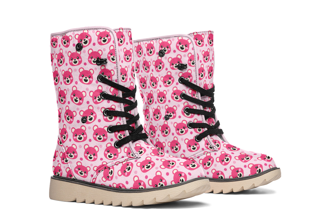 Pink Bear Faces