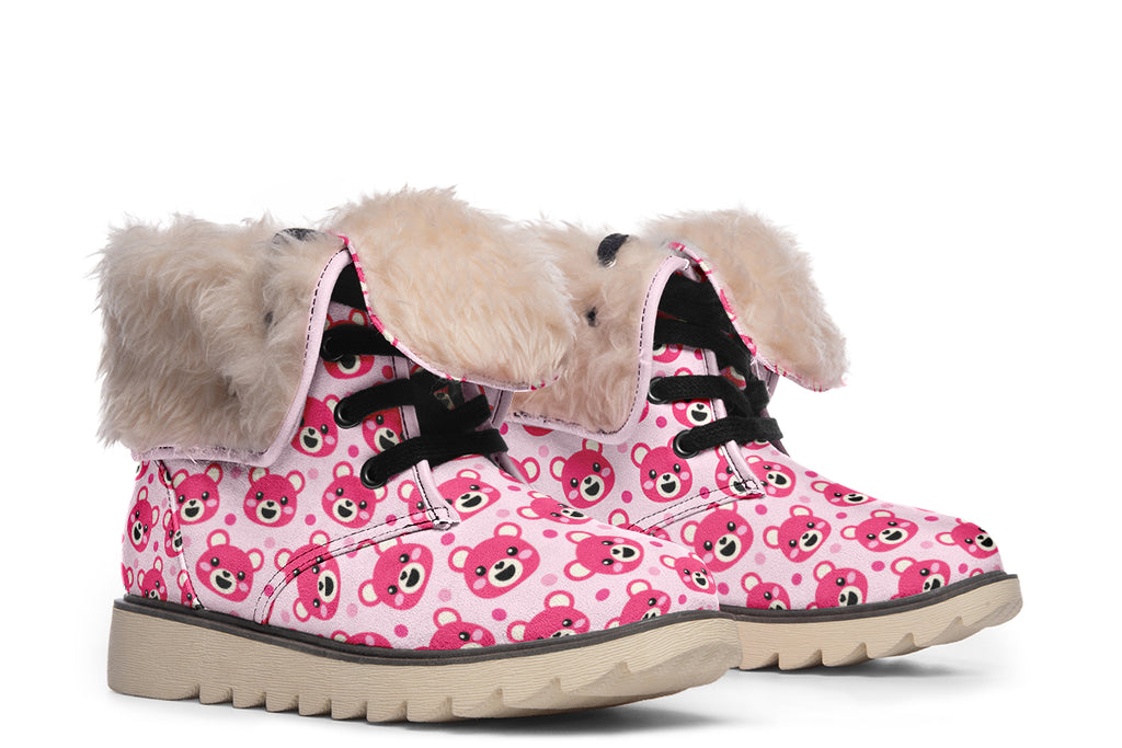 Pink Bear Faces