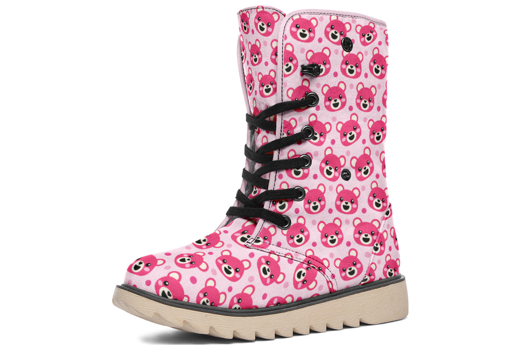 Pink Bear Faces