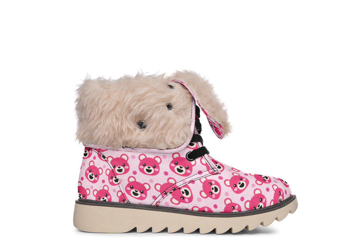 Pink Bear Faces