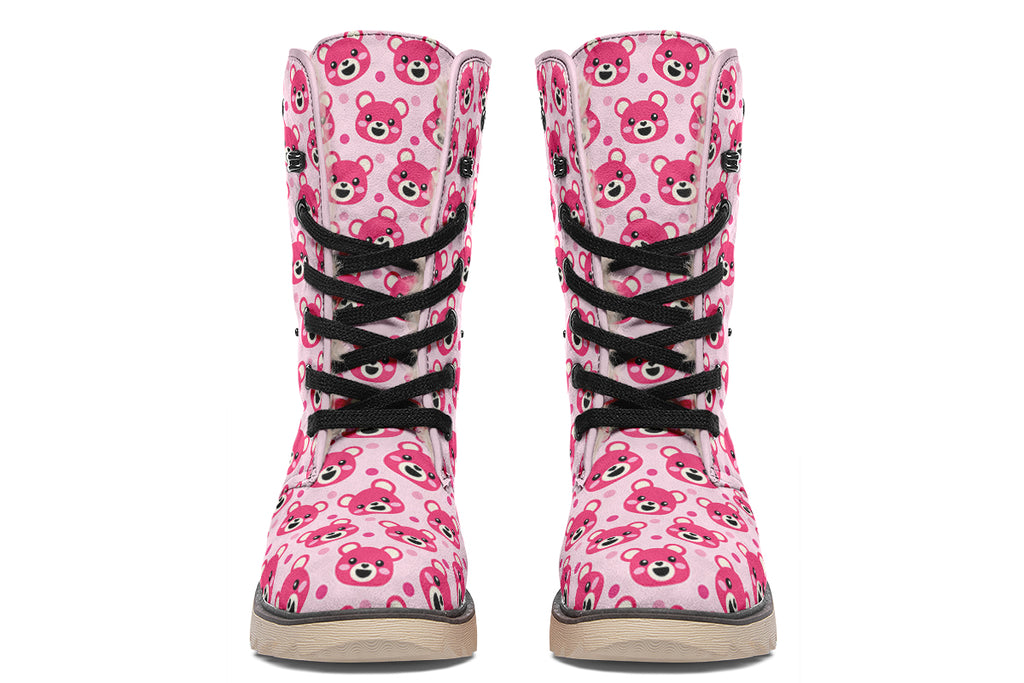 Pink Bear Faces