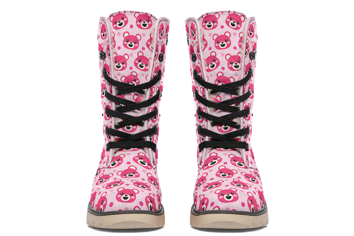 Pink Bear Faces