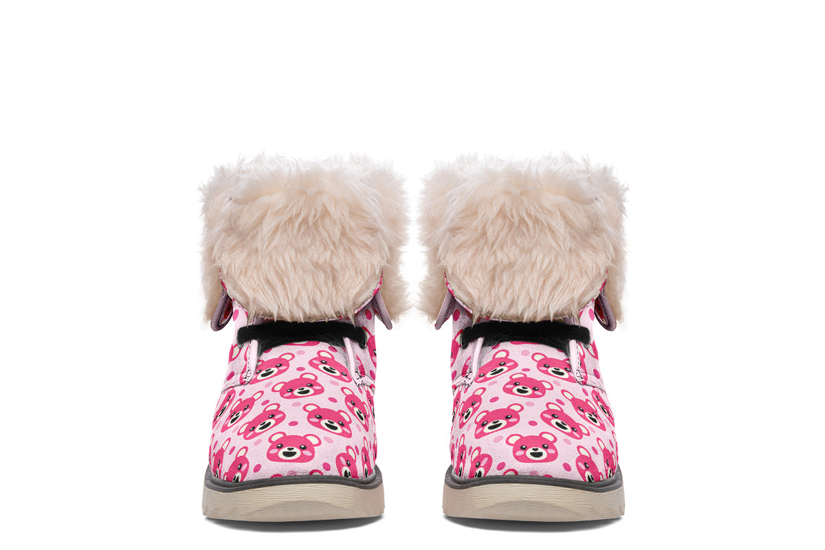Pink Bear Faces