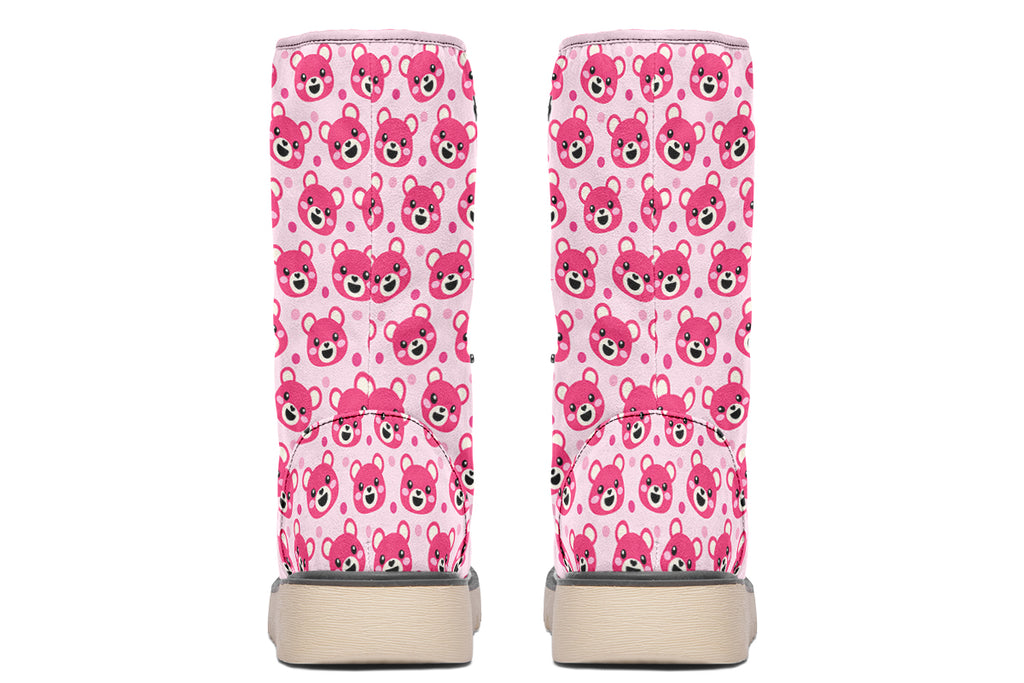 Pink Bear Faces
