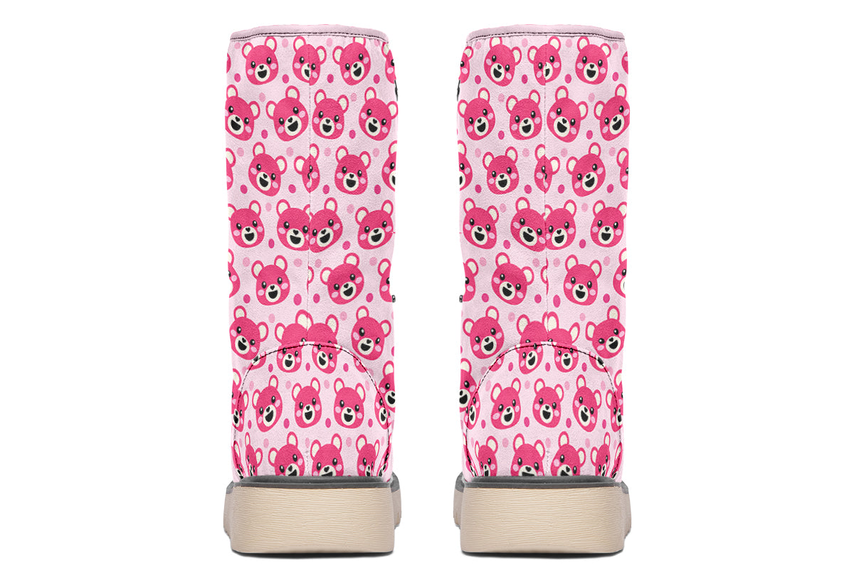 Pink Bear Faces