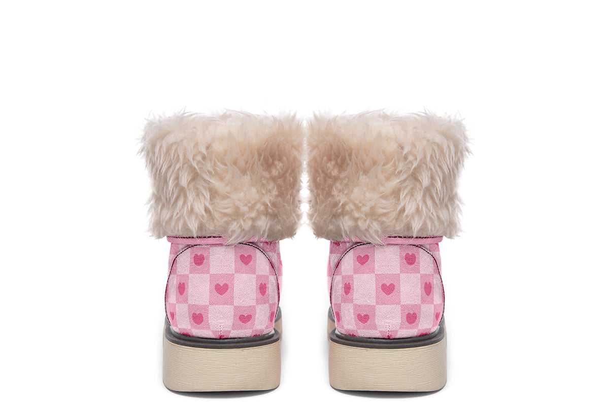 Pink Heart Check