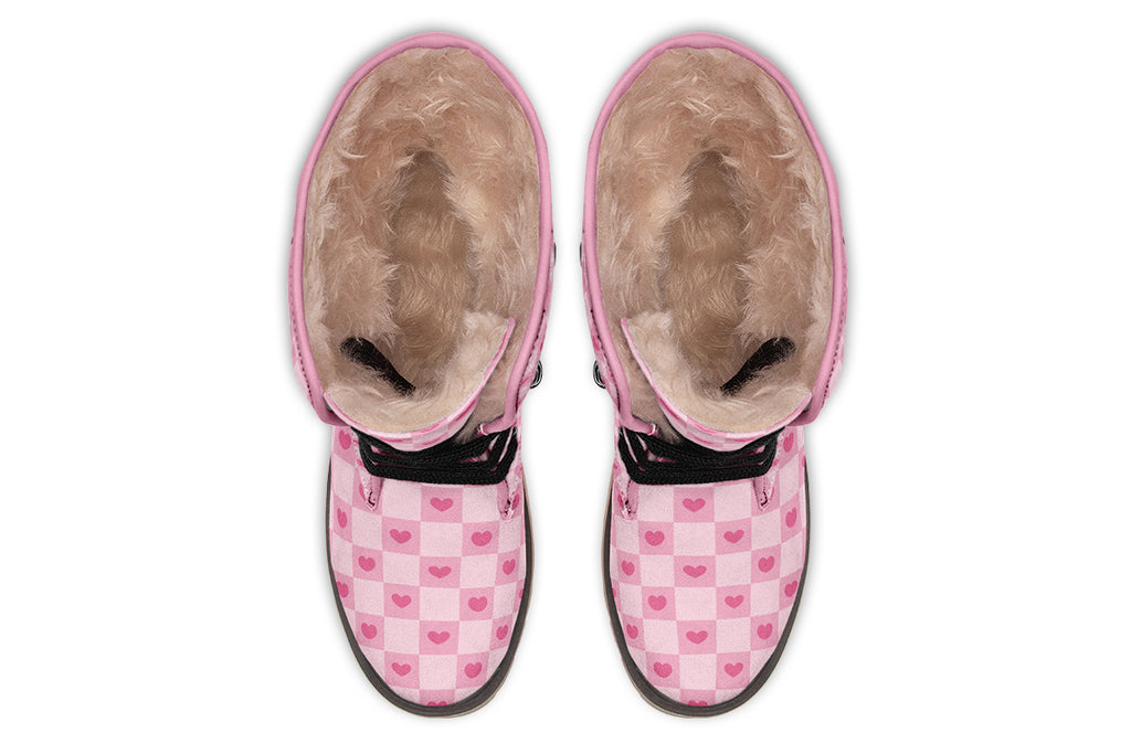 Pink Heart Check